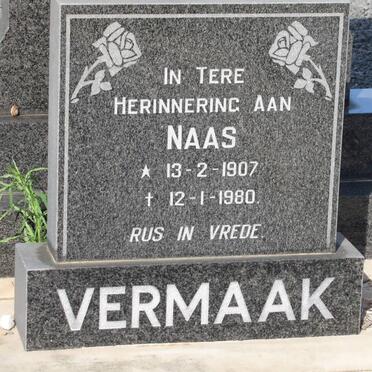 VERMAAK C.W. 1907-1980