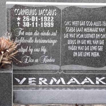 VERMAAK Cornelius Jacobus 1922-1999
