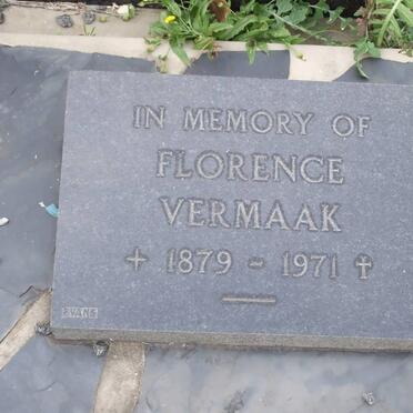 VERMAAK Florence 1879-1971