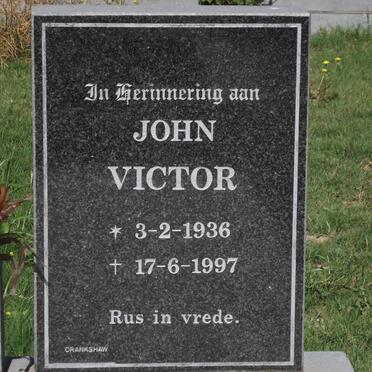 VICTOR John 1936-1997