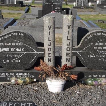 VILJOEN Dawid Schalk 1943-1984 &amp; Doreen VAN VUUREN 1944-1981