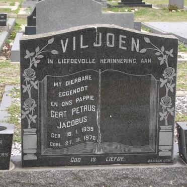 VILJOEN Gert Petrus Jacobus 1939-1970