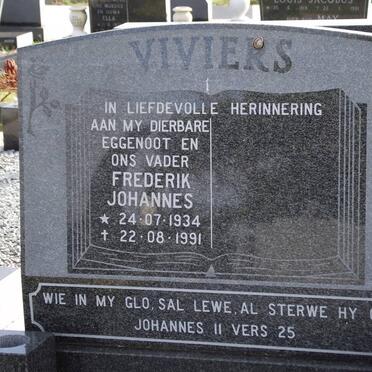 VIVIERS Frederik Johannes 1934-1991