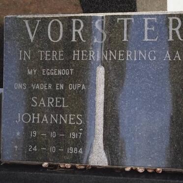 VORSTER Sarel Johannes 1917-1984