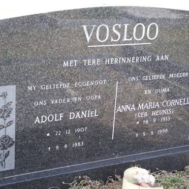 VOSLOO Surnames :: Vanne