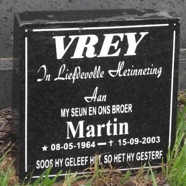 VREY Marthinus Cornelius 1964-2003