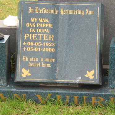 VUUREN Pieter Stephanus, van 1923-2000