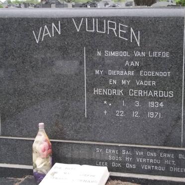 VUUREN Hendrik Gerhardus, van 1934-1971