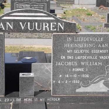 VUUREN Jacobus William, van 1936-1992