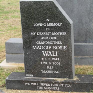 WALI Maggie Rosie 1943-2006