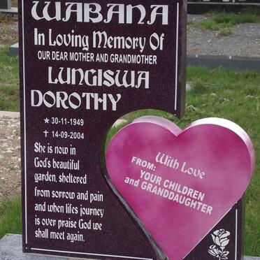 WABANA Lungiswa Dorothy 1949-2004