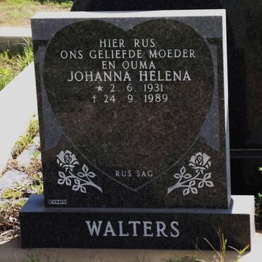 WALTERS Johanna Helena 1931-1989