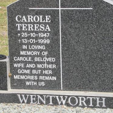 WENTWORTH Carole Teresa 1947-1999