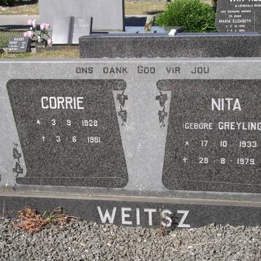 WEITSZ Corrie 1928-1981 &amp; R.J. GREYLING 1933-1979
