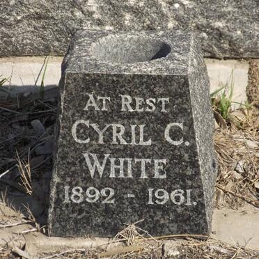 WHITE Cyril C. 1892-1961