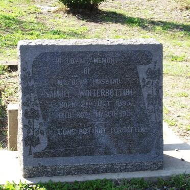 WINTERBOTTOM Samuel 1895-1957