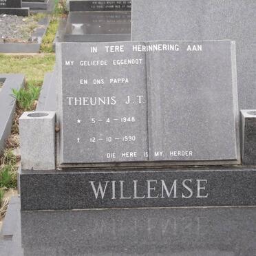 WILLEMSE Theunis J.T. 1948-1990