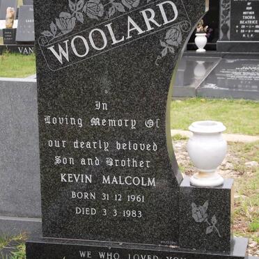 WOOLARD Kevin Malcolm 1961-1983