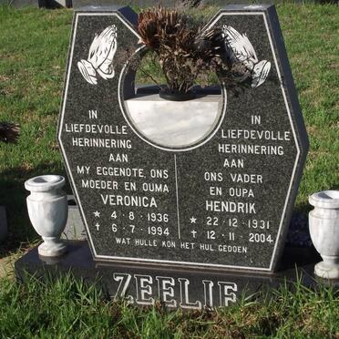 ZEELIE Hendrik 1931-2004 &amp; Veronica 1936-1994