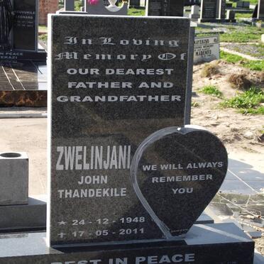 ZWELINJANI John Thandekile 1948-2011