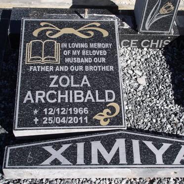 XIMIYA Zola Archibald 1966-2011