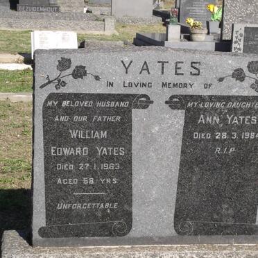 YATES William Edward -1963 :: YATES Ann -1984