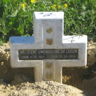 LEEUW Millicent Gwendoline, de 1931-2010