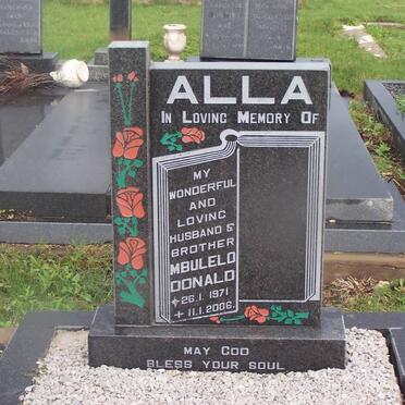 ALLA Mbulelo Donald 1971-2006