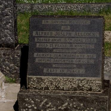 ALLCOCK Alfred Joseph -1944