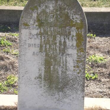 BAKER Joseph -1922