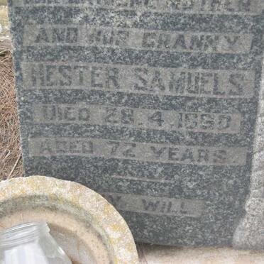 BANK William, v.d. -1946 &amp; Hester SAMUELS -?