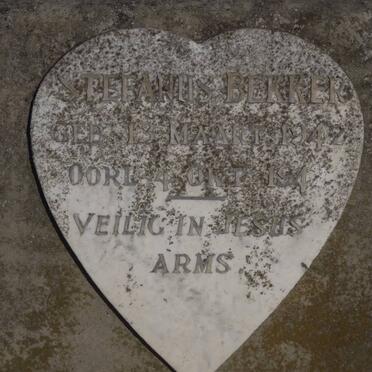 BEKKER Stephanus 1942-1942