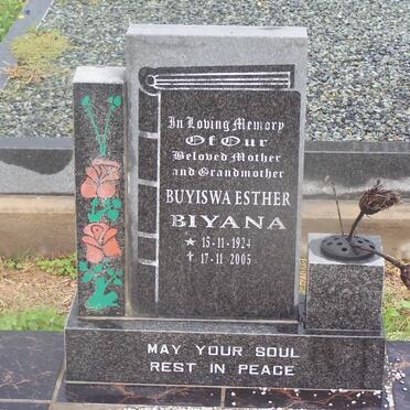 BIYANA Buyiswa Esther 1924-2005