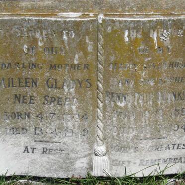 BLINKINSOP Benno Paul 1892-1948 &amp; Aileen Gladys SPEED 1904-1949