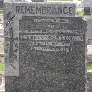 BOOYSEN Carolus Stephanus 1892-1948