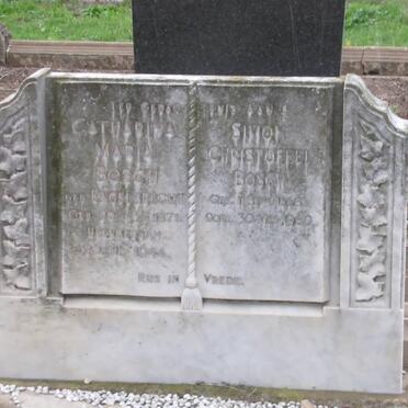 BOSCH Simon Christoffel 1858-1960 &amp; Catharina Maria ENGELBRECHT 1871-1944