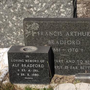 BRADFORD Francis Arthur 1881-1970 :: BRADFORD Alf 1911-1980