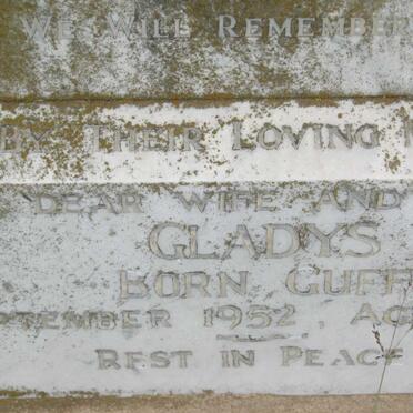 CAINE Pamala -1931 :: CAINE Jimmy -1945 :: CAINE Gladys nee GUFF -1952