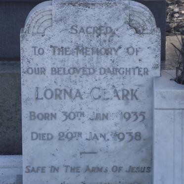 CLARK Lorna 1935-1938