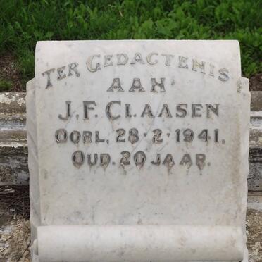 CLAASEN J.F. -1941
