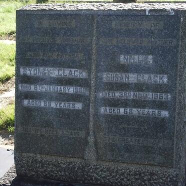 CLACK Sydney -1958 :: CLACK Nellie Susan -1963