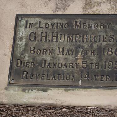 CROESER :: HUMPHRIES :: BOTHA