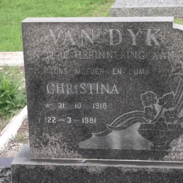 DYK Christina, van 1918-1981