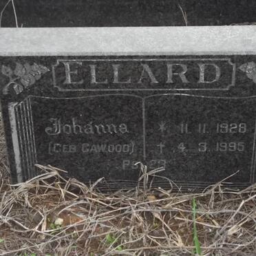 ELLARD Johanna nee CAWOOD 1928-1995