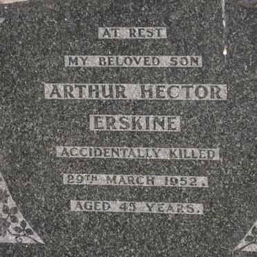 ERSKINE Arthur Hector -1952