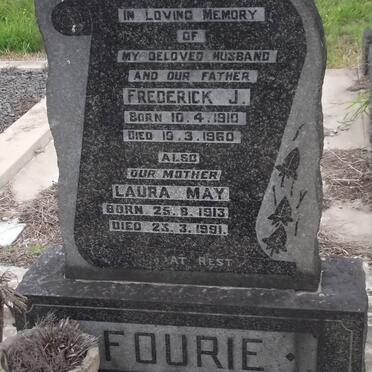 FOURIE Frederick J. 1910-1960 &amp; Laura May 1913-1991