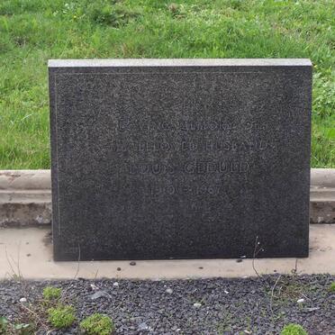 GEDULD Louis 1910-1967