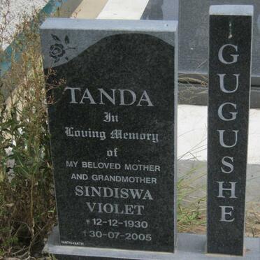 GUGUSHE Sindiswe Violet 1930-2005