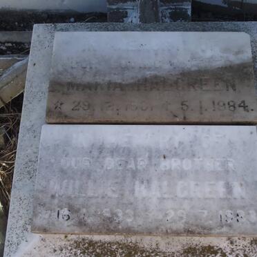 HALGREEN Maria 1901-1984 :: HALGREEN Willie 1933-1983