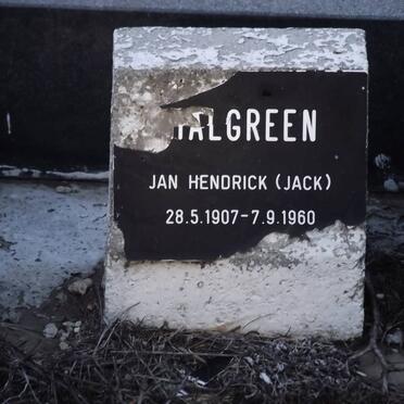 HALGREEN Jan Hendrick 1907-1960